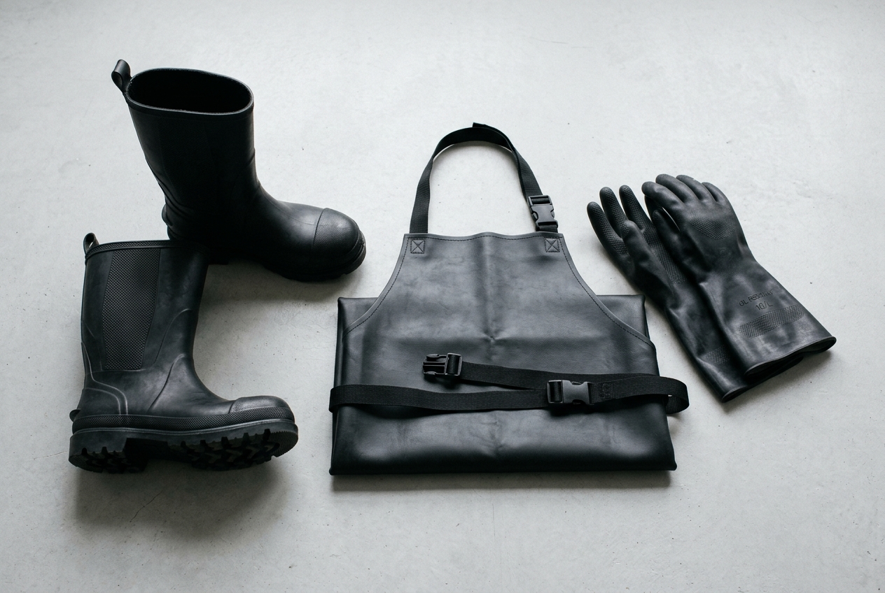 Chemical Boots and Safety Equipment